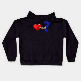 Love Shake Hands Kids Hoodie